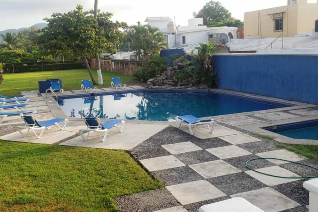 Апартаменты Magnifico Departamento, Cocina Equipada, 2 Recamaras 2 Banos , Hasta 6 Personas, 3 Albercas, Playa A 50 Mts Wifi, Aire Acondicionado Мансанильо Экстерьер фото