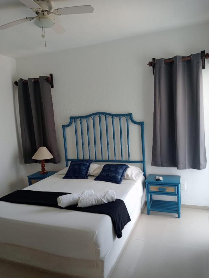 Апартаменты Magnifico Departamento, Cocina Equipada, 2 Recamaras 2 Banos , Hasta 6 Personas, 3 Albercas, Playa A 50 Mts Wifi, Aire Acondicionado Мансанильо Экстерьер фото